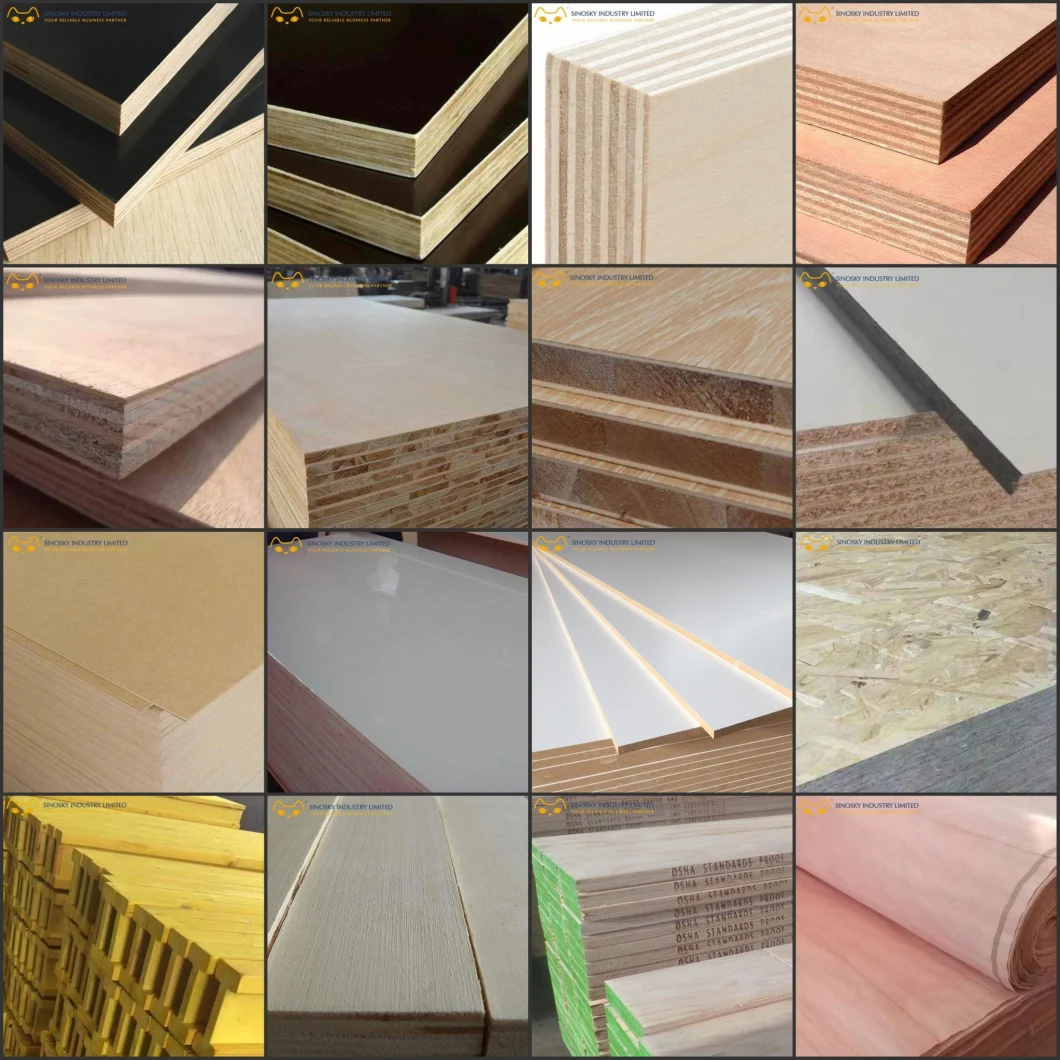 Playwood Price 18mm HPL Laminated Plywood Melamine Plywood