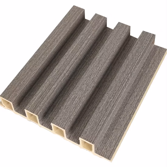 Tube de bois de construction carré creux en plastique en bois de PVC de WPC intérieur pour la séparation