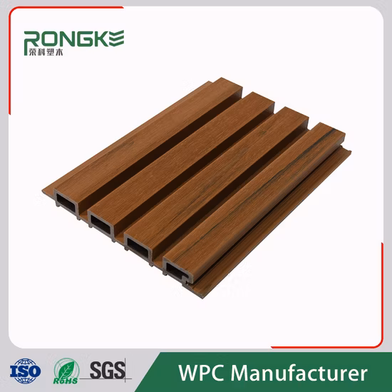 Le mur extérieur extérieur imperméable de haute qualité décorent le panneau de mur en plastique en bois de WPC
